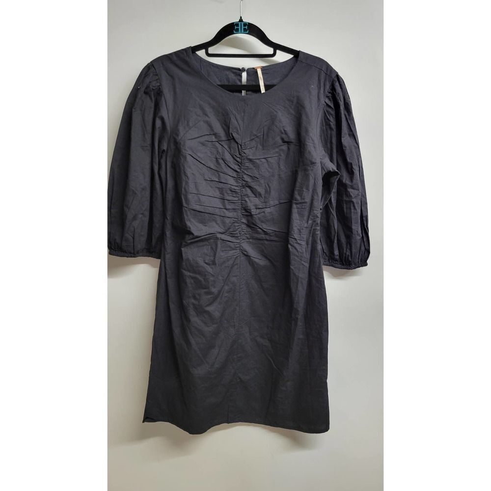 Free People Black Tricot Dress
